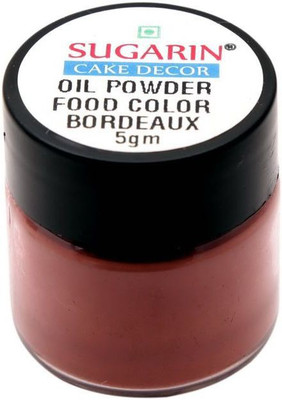 

SUGARIN Oil Powder Food Color, 5gm, Bordeaux Baking Powder(5 g)