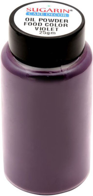 

SUGARIN Oil Powder Food Color, 25gm, Violet Baking Powder(25 g)