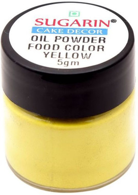 

SUGARIN Oil Powder Food Color, 5gm, Yellow Baking Powder(5 g)