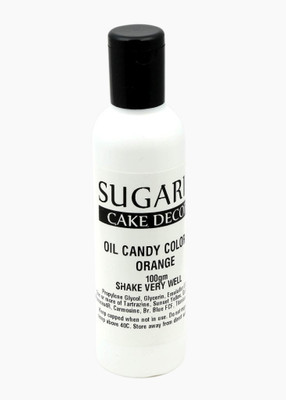 

SUGARIN Oil Candy Color, 100gm, Orange Baking Soda Paste(100 g)