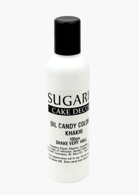 

SUGARIN Oil Candy Color, 100gm, Khakhi Baking Soda Paste(100 g)