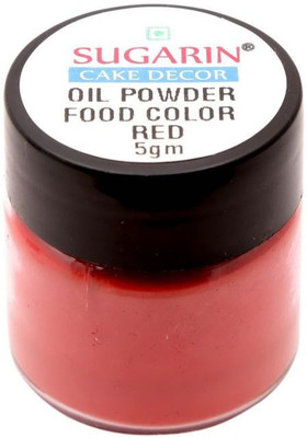 

SUGARIN Oil Powder Food Color, 5gm, Red Baking Powder(5 g)