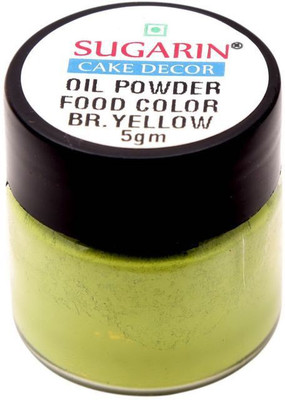 

SUGARIN Oil Powder Food Color, 5gm, Brilliant Yellow Baking Powder(5 g)