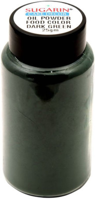 

SUGARIN Oil Powder Food Color, 25gm, Dark Green Baking Powder(25 g)