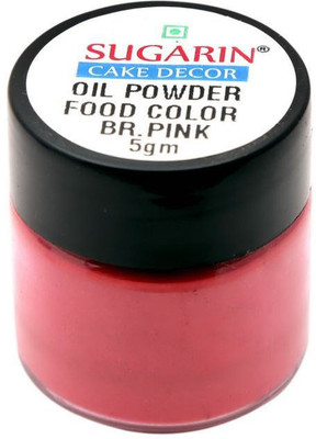 

SUGARIN Oil Powder Food Color, 5gm, Brilliant Pink Baking Powder(5 g)