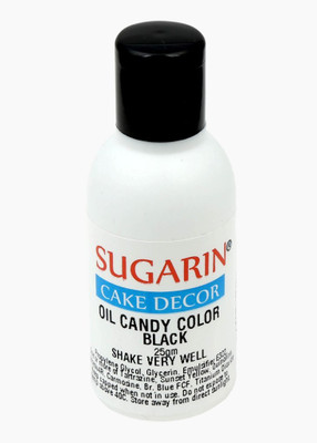 

SUGARIN Oil Candy Color, 25gm, Black Baking Soda Paste(25 g)