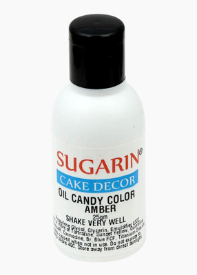 

SUGARIN Oil Candy Color, 25gm, Amber Baking Soda Paste(25 g)