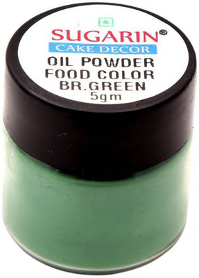 

SUGARIN Oil Powder Food Color, 5gm, Brilliant Green Baking Powder(5 g)