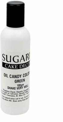 

SUGARIN Oil Candy Color, 100gm, Green Baking Soda Paste(100 g)