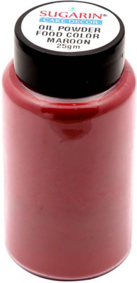 

SUGARIN Oil Powder Food Color, 25gm, Maroon Baking Powder(25 g)