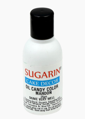

SUGARIN Oil Candy Color, 25gm, Maroon Baking Soda Paste(25 g)