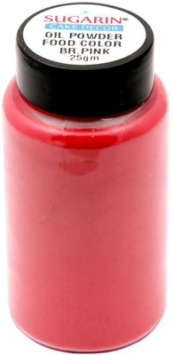 

SUGARIN Oil Powder Food Color, 25gm, Brilliant Pink Baking Powder(25 g)