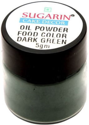 

SUGARIN Oil Powder Food Color, 5gm, Dark Green Baking Powder(5 g)