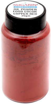 

SUGARIN Oil Powder Food Color, 25gm, Copper Red Baking Powder(25 g)