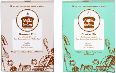 

Mills & Browns Brownie Mix and Cookies Mix Baking Powder(600 g)