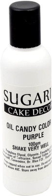 

SUGARIN Oil Candy Color, 100gm, Purple Baking Soda Paste(100 g)