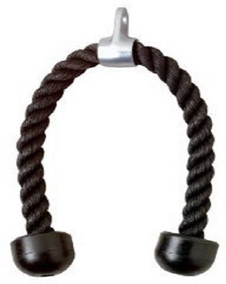

SHIVAM SPORTS Tricep Rope Triceps Bar (Black) Battle Rope(Length: 2 ft, Weight: 1 kg, Thickness: 5 inch)