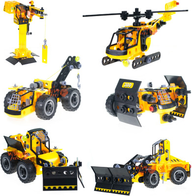 

Wishkey Creative Kids Fire Police Building Block Rescue Set-Playset with Miniature Tools & Figures (201 Pcs)(Multicolor)