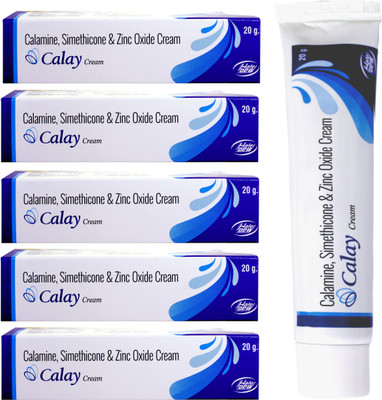 

Calay Calamine, Simethicone & Zinc Oxide Cream ( 5 x 20 gm) ( 100 gm )(100 g)