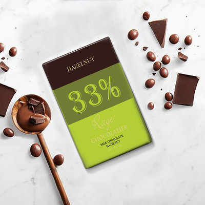 

Rage Milk Chocolate Hazelnut Bars(50 g)