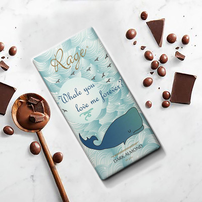 

Rage Whale you love me forever Almond Chocolate Bars(90 g)