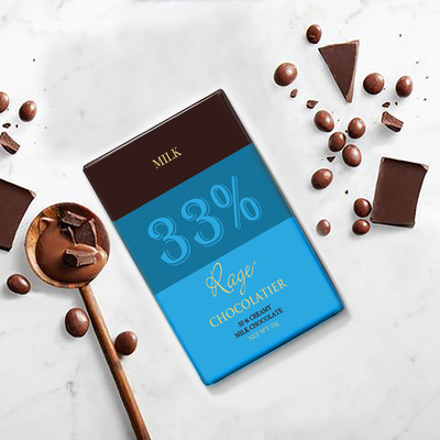 

Rage 33% Creamy Milk Chocolate Bars(50 g)