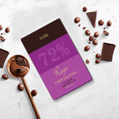 

Rage 72% Creamy Dark Chocolate Bars(50 g)