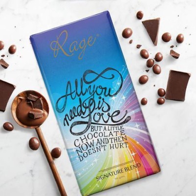 

Rage All you need is love Dark Chocolate Chocolate Bars(90 g)