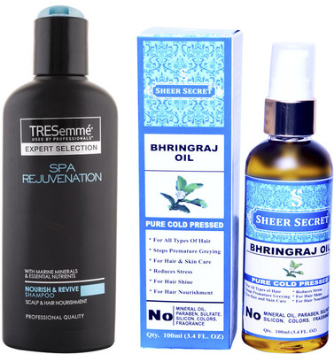 

SHEER SECRET 100ML (PURE COLD PRESSED) and 200 ML SPA REJUVENATION SHAMPOO(Set of 2)