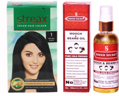 

SHEER SECRET hair color and hair oil(Set of 2)