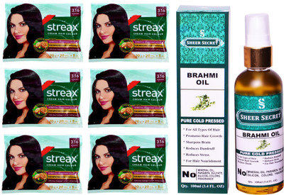 

SHEER SECRET hair color and hair oil(Set of 2)