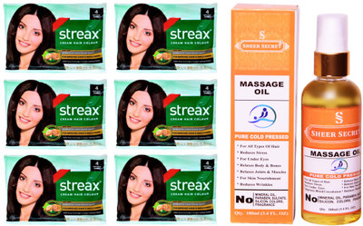 SHEER SECRET hair color and hair oil(Set of 2)