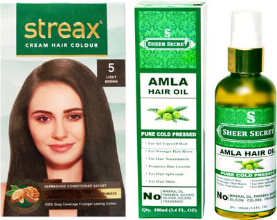 

SHEER SECRET hair color and hair oil(Set of 2)
