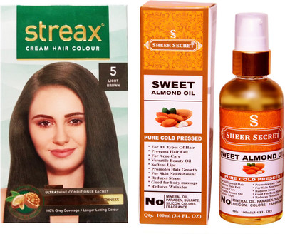 

SHEER SECRET hair color and hair oil(Set of 2)