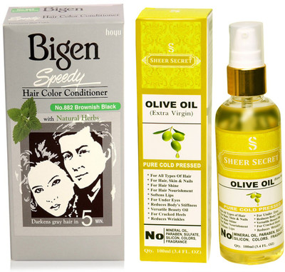 

SHEER SECRET hair color and hair oil(Set of 2)