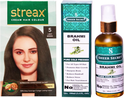 SHEER SECRET hair color and hair oil(Set of 2)