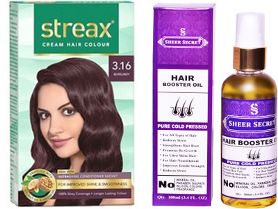 

SHEER SECRET hair color and hair oil(Set of 2)