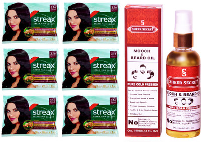 

SHEER SECRET hair color and hair oil(Set of 2)