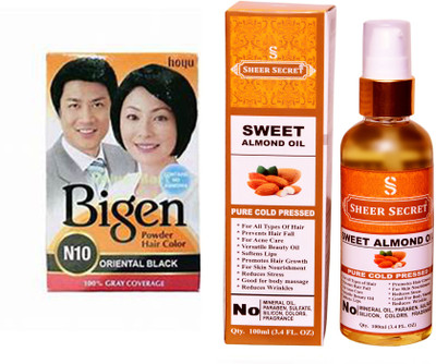 

SHEER SECRET hair color and hair oil(Set of 2)
