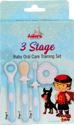 

Mighty Raju 3 Stage Baby Oral Care Training Set(Set of 4)
