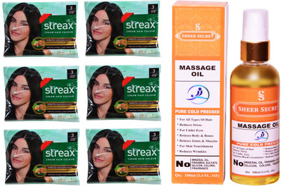 

SHEER SECRET hair color and hair oil(Set of 2)