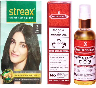 

SHEER SECRET hair color and hair oil(Set of 2)