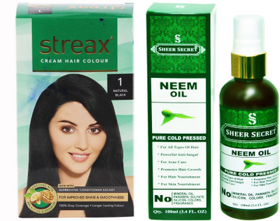 

SHEER SECRET hair color and hair oil(Set of 2)