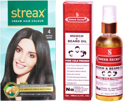 

SHEER SECRET hair color and hair oil(Set of 2)