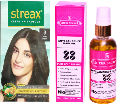 

SHEER SECRET hair color and hair oil(Set of 2)