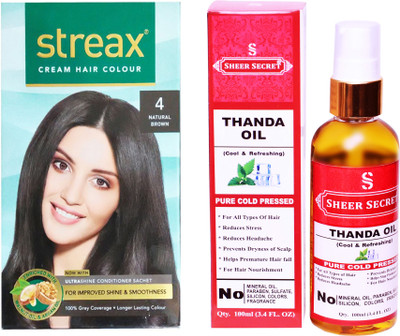 

SHEER SECRET hair color and hair oil(Set of 2)