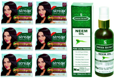 

SHEER SECRET hair color and hair oil(Set of 2)