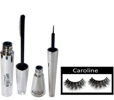 

caroline Eyelashes, Eyeliner & Mascara(Set of 3)