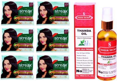 

SHEER SECRET hair color and hair oil(Set of 2)