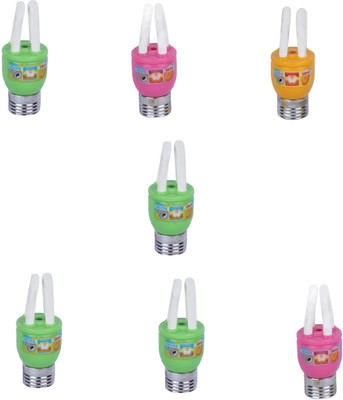 

AutoVHPR Set of 7 Mix Color Series 9 LED Bulb Shaped Eraser Cum Sharpener for School Children Non-Toxic Eraser(Multicolor)